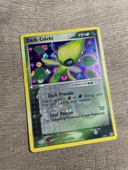 Pokemon TCG Dark Celebi 4/101 EX Hidden Legends Reverse Holo Holo Rare ENG 2004 - Image 3