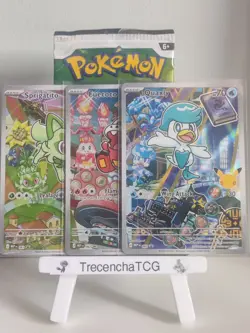 Pokemon TCG First Partner Series 3 Sprigatito Fuecoco Quaxly MEP Cards - Image 1