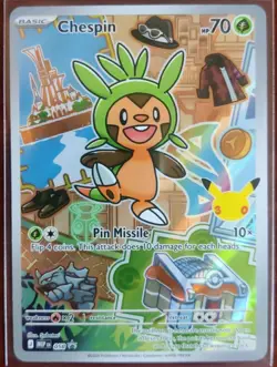 Pokemon TCG First Partner's Series 3 Kalos Chespin MEP058 Gen 6 Near Mint - Image 1