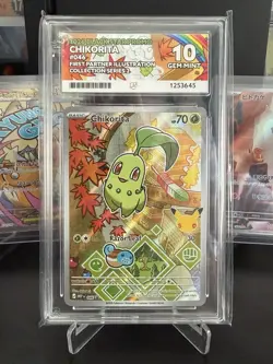 Pokemon TCG Chikorita 046 Black Star Promo First Partner Series 2 - Ace 10 - Image 1