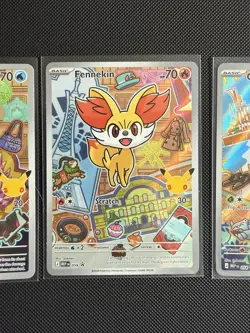 Pokemon First Partner Illustration Series 3 Chespin Fennekin and Froakie Kalos - Image 3