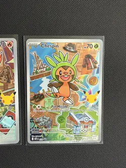 Pokemon First Partner Illustration Series 3 Chespin Fennekin and Froakie Kalos - Image 4