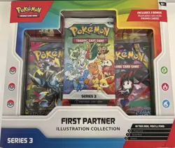 Pokemon TCG First Partner Illustration Collection Series 3 Factory Sealed Box - Image 1