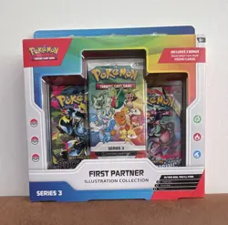 Pokemon TCG First Partner Illustration Collection Series 3 Box 3 Cards EN 2026 - Image 1