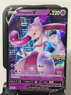 Mewtwo V SWSH223 Rare Pokemon TCG | Black Star Promo Pokemon - Image 1