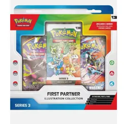 Pokemon TCG First Partner Illustration Collection Series 3 English 3 Packs - Image 2