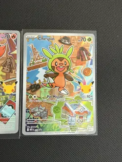 Pokemon First Partner Illustration Series 3 Chespin Fennekin and Froakie Kalos - Image 4
