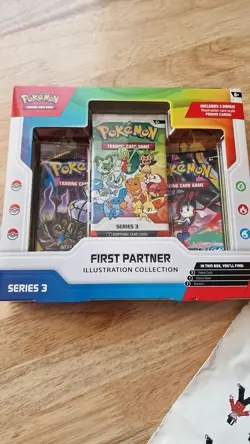 Pokemon TCG First Partner Illustration Collection: Series 3 Packs New - Image 1