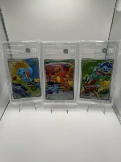 2026 Pokemon First Partner Illustration Series 1 Kanto TAG 10 Sequential Set - Image 1