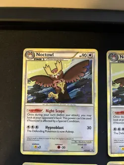 Noctowl And Hoothoot Promos Lot HGSS06 HGSS05 Pokemon TCG - Image 2