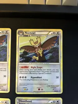 Noctowl And Hoothoot Promos Lot HGSS06 HGSS05 Pokemon TCG - Image 4