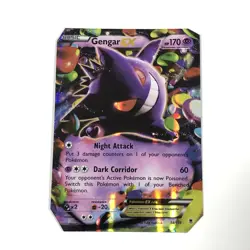 Pokemon Company Gengar EX 34/119 XY Phantom Forces Ultra Rare Holo DAMAGED - Image 1