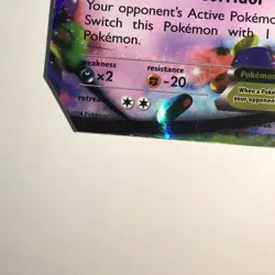 Pokemon Company Gengar EX 34/119 XY Phantom Forces Ultra Rare Holo DAMAGED - Image 4