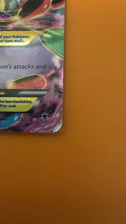 Pokemon TCG M Gengar EX 35/119 XY Phantom Forces Damaged - Image 5