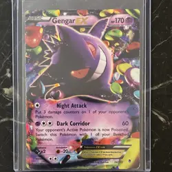 Gengar EX 34/119 Phantom Forces Ultra Rare Holo EX 2014 Pokemon TCG ENG - Image 1