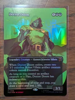 Doctor Doom (Borderless Foil) (0365) Marvel Super Heroes Mtg M/NM - Image 1