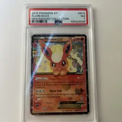 2016 Pokemon XY Flareon EX Gen Radiant Collection #RC6 PSA 6 EX - Image 4