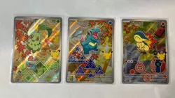 Pokemon TCG - First Partner Illustration Collection Series 2 JOHTO GEN 2 SET NM - Image 1