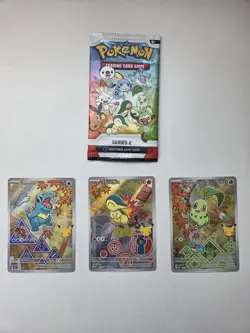Pokemon TCG First Partner Illustration Collection Series 2 JOHTO GEN 2 set - Image 1