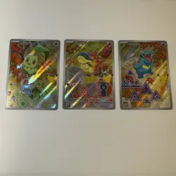 Pokemon TCG First Partner Illustration Collection Series 2 Johto Gen 2 Set - Image 1