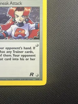 Pokemon Team Rocket TCG Rocket's Sneak Attack Holo Card 16/82 - LP - Image 5
