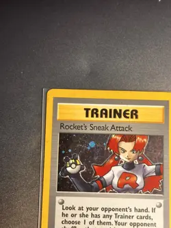 Pokemon Team Rocket TCG Rocket's Sneak Attack Holo Card 16/82 - Image 2