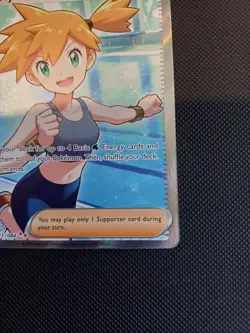 Pokemon TCG Misty's Vitality 111/084 PBL Pitch Black Ultra Rare Full Art EN - Image 5