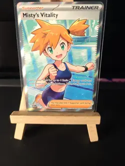 Pokemon TCG - Pitch Black Misty's Vitality 111/084 - Full Art Ultra Rare - Image 1