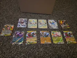 Pokemon TCG | Pitch Black Illustration Rare, EX & Full Art X11 Card Bundle - Image 1