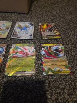 Pokemon TCG | Pitch Black Illustration Rare, EX & Full Art X11 Card Bundle - Image 2