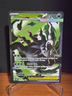 Mega Darkrai EX - Ultra Rare - Pitch Black 101/084 - *DAMAGED* - Pokemon Card - Image 1