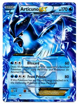 Articuno EX Team Plasma 25/135 Plasma Storm Holo Card NM Condition Pokemon Card - Image 1