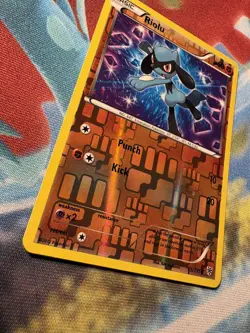 Pokemon Card Riolu (75) Reverse Holo LP Plasma Storm 75/135 - Image 2