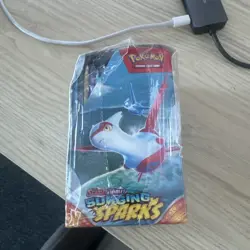 Pokemon Surging Sparks Half Booster Box 18 Packs Factory Sealed (rip on side) - Image 2