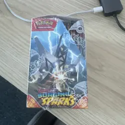 Pokemon Surging Sparks Half Booster Box 18 Packs Factory Sealed (rip on side) - Image 4