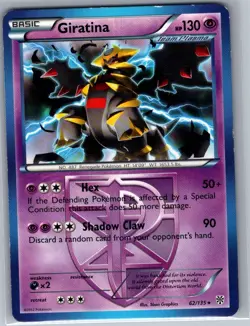 Giratina (Team Plasma) 62/135 Non Holo Plasma Storm - Pokemon Card - LP - Image 1
