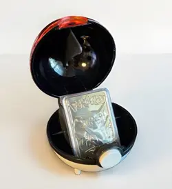Vintage Burger King Pokemon 23K Gold Plated Pikachu Card w/ Pokeball 1999 w/ COA - Image 1