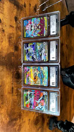 CGC Graded 10s & 9s Pokemon EX Attack Card Lot (4) - Image 1