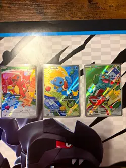 First Partner Pokemon Promo Holo 3-Card Lot: Charmander Squirtle Bulbasaur - Image 1