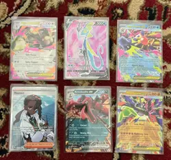Pokemon TCG 6-Card Lot English Holo Full Art ex Lopunny, Inteleon v, Starmie - Image 1