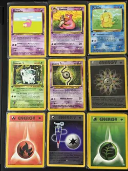 Pokemon TCG First Edition 9 Card Lot WOTC jungle fossil Rocket - Image 1
