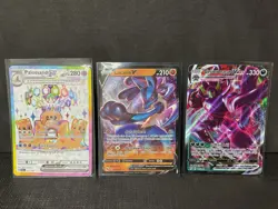 Pokemon 3-Card Lot - Palossand ex, Lucario V, Grimmsnarl VMAX - LP (ENG) - Image 1