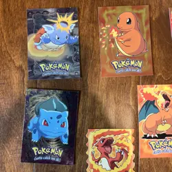 Pokemon Vintage 1998 Topps TV Animation Edition Mixed 14 Card Lot Charizard - Image 2