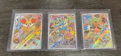 Pokemon First partner illustration series 3 Fennekin Froakie Chespin 3 Card Lot - Image 1