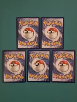 Pokemon 5 Card Lot - Slakoth+Hitmontop+Team Rocket's Moltres - Image 2