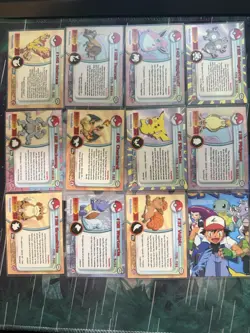 Topps Pokemon Tv Animation 1999 Trading Card Lot - 12 Cards - Image 2