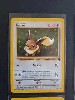 Pokemon TCG Team Rocket 4-Card Lot Eevee, Dark Jolteon/Vaporeon/Flareon NM/LP - Image 2