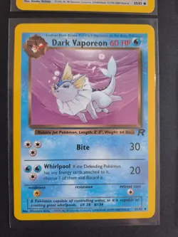 Pokemon TCG Team Rocket 4-Card Lot Eevee, Dark Jolteon/Vaporeon/Flareon NM/LP - Image 4