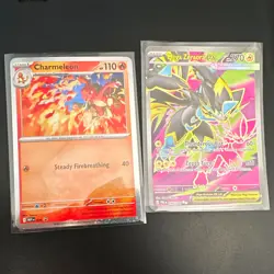 Pokemon TCG 2-Card Lot Charmeleon 079 Promo & Mega Zeraora Ex 098 - Image 1