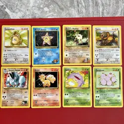 Pokemon TCG: Vintage Card Lot Gym Challenge Jungle Base Set 2 8 Card Bundle MP+ - Image 1